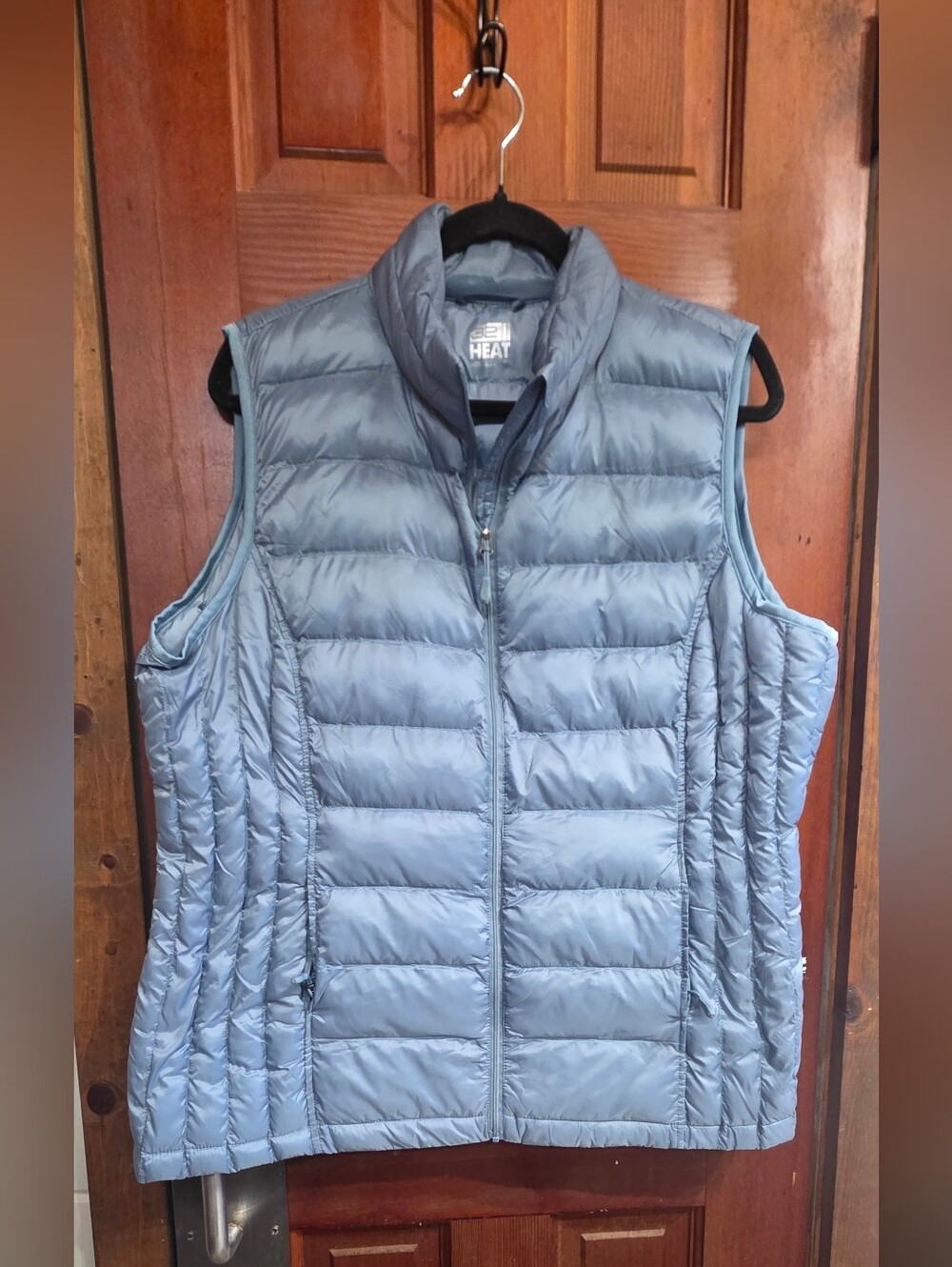 32 Degrees Women's Pale Blue Quilted Puffer Vest